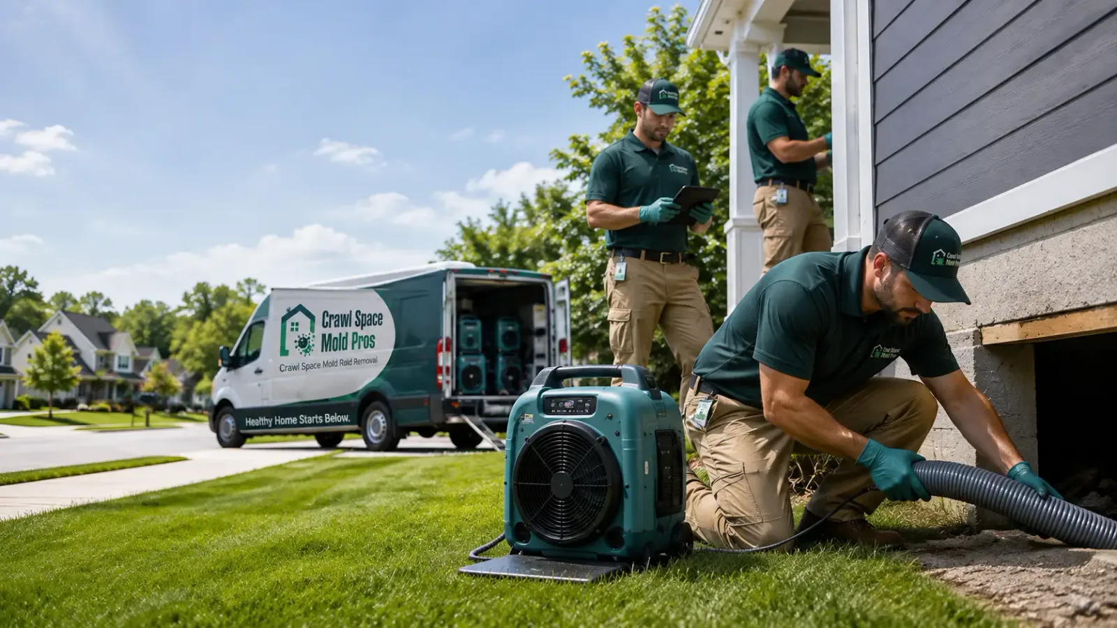 Crawl Space Mold Removal in Spartansburg, PA